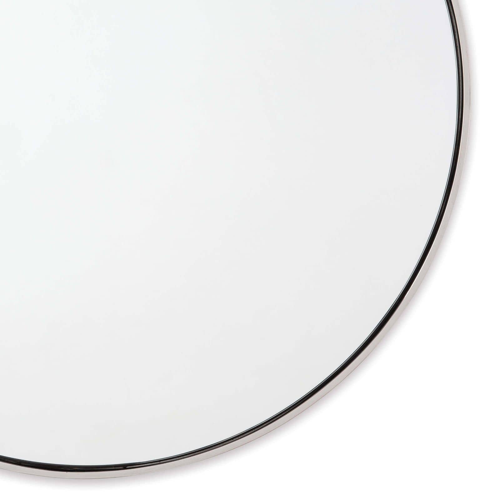 Hanging Circular Mirror Polished Nickel By Regina Andrew | Mirrors | Modishstore - 4