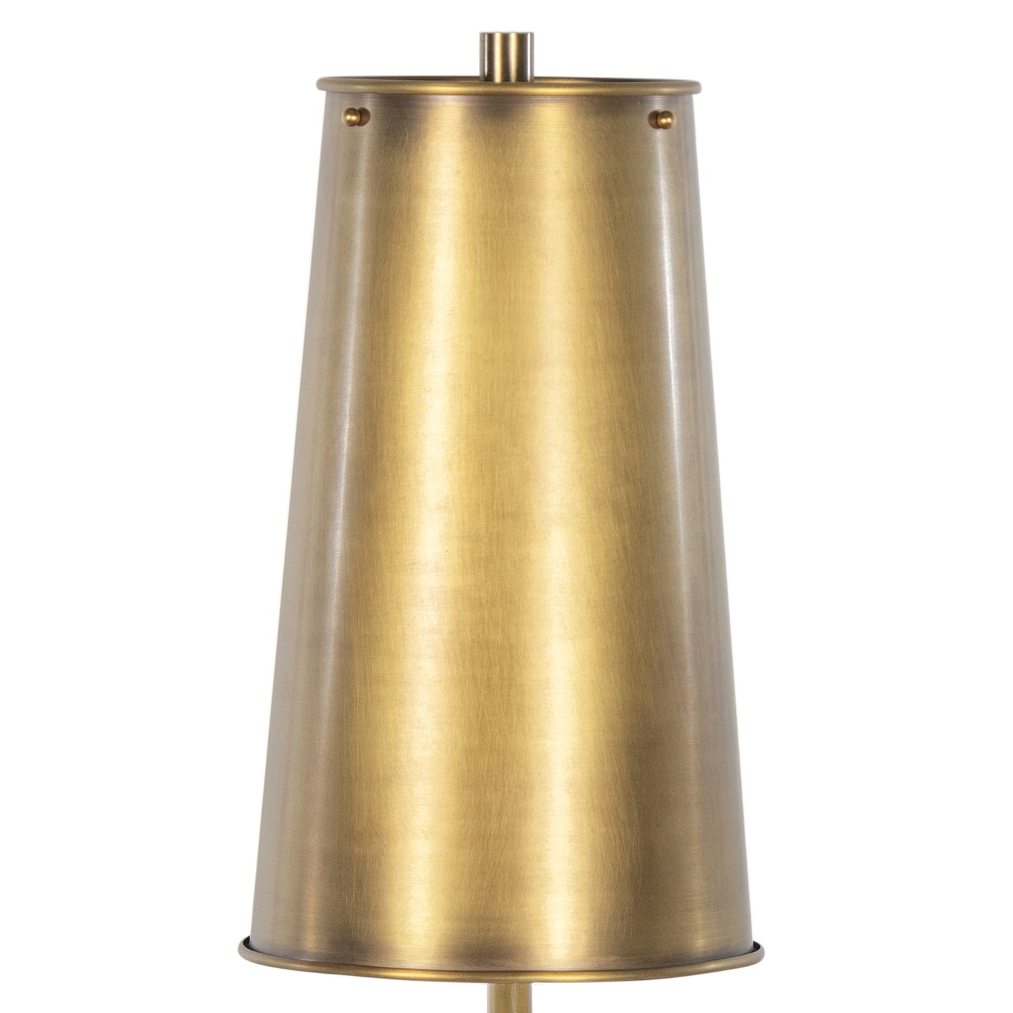 Hattie Concrete Mini Lamp Natural Brass By Regina Andrew | Table Lamps | Modishstore - 7