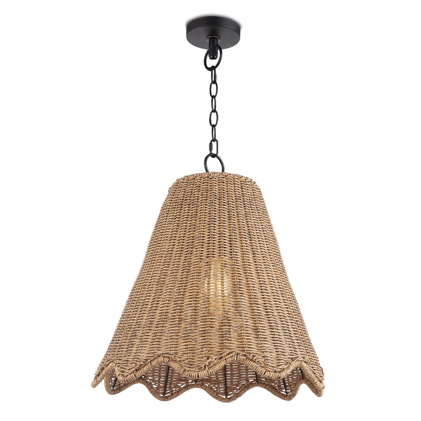 Summer Outdoor Pendant Large Weathered Natural By Regina Andrew | Pendant Lamps | Modishstore - 3