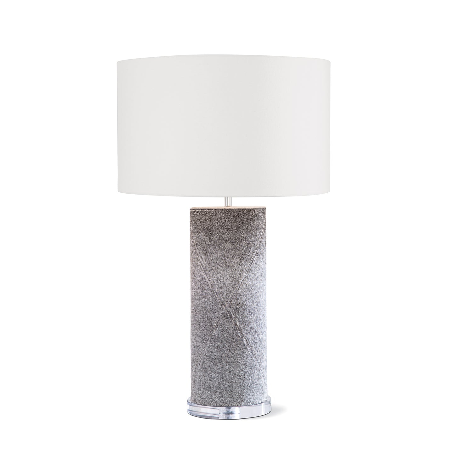 Andres Column Table Lamp Gray By Regina Andrew | Table Lamps | Modishstore - 3