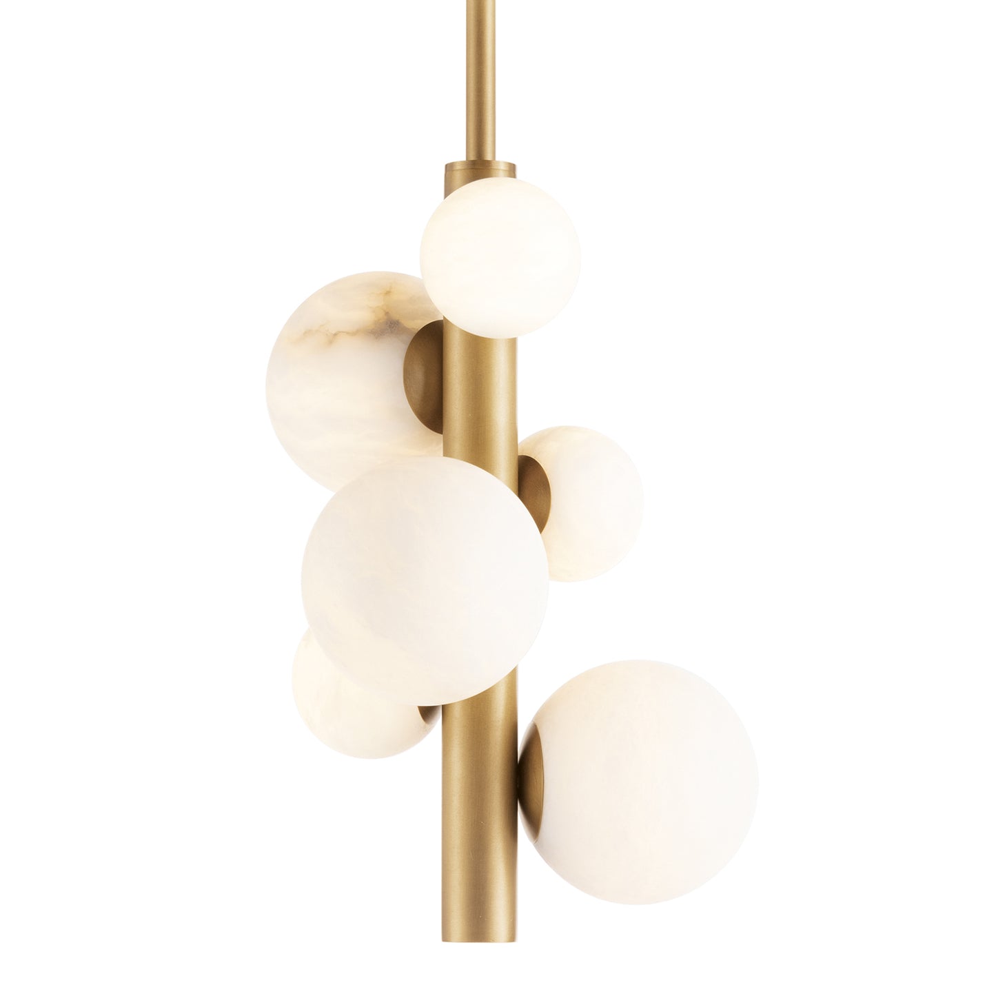 Styx Vertical Pendant Natural Brass By Regina Andrew | Pendant Lamps | Modishstore - 5