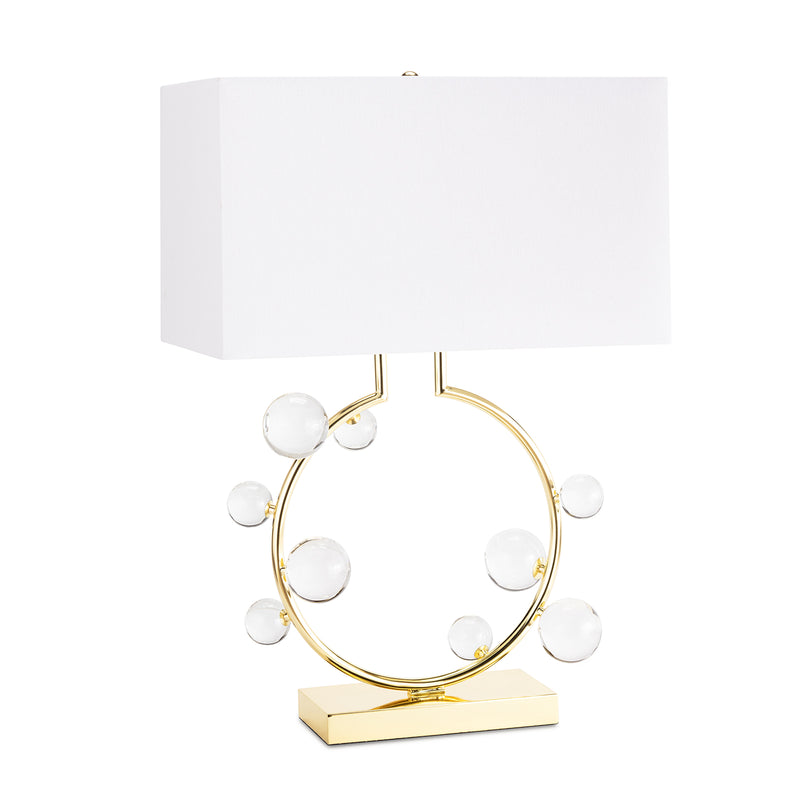 Bijou Ring Table Lamp Clear By Regina Andrew | Table Lamps | Modishstore