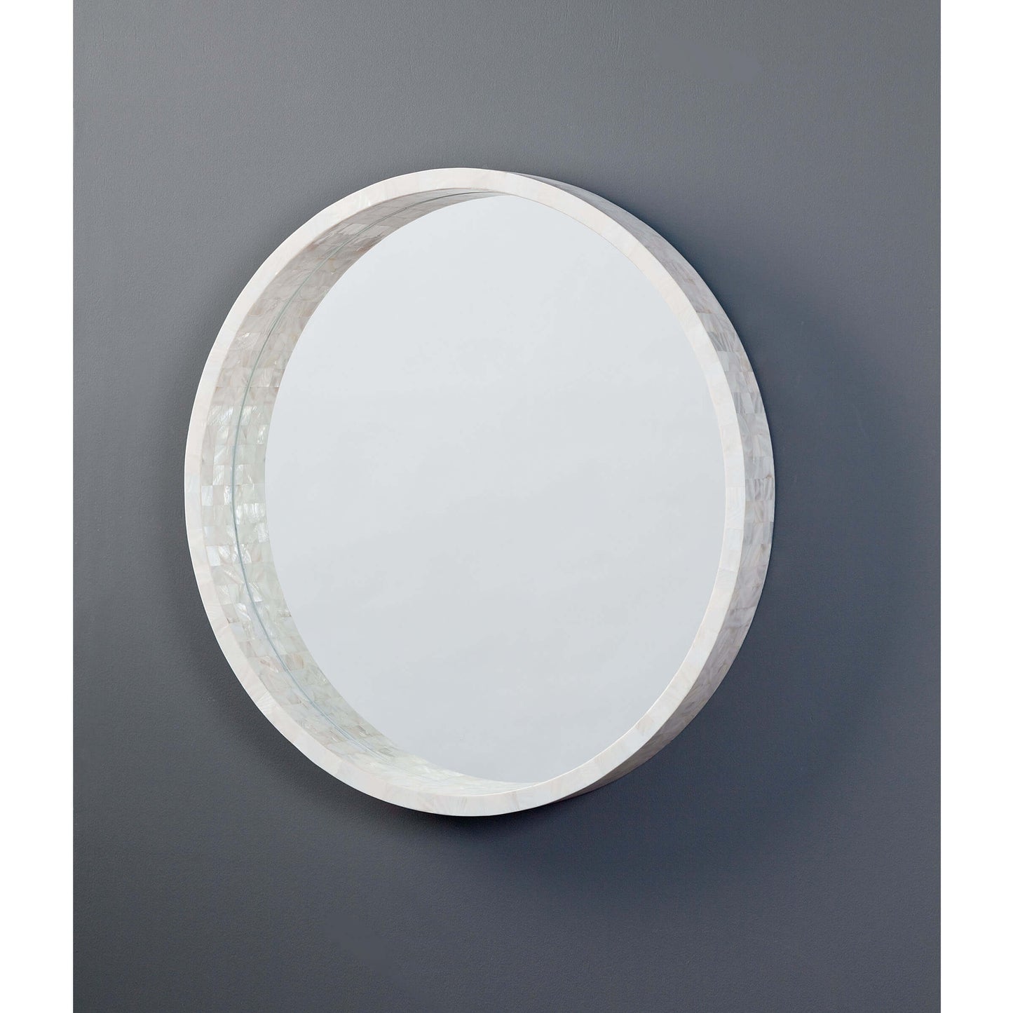 Mother of Pearl Mirror Medium By Regina Andrew | Mirrors | Modishstore - 4