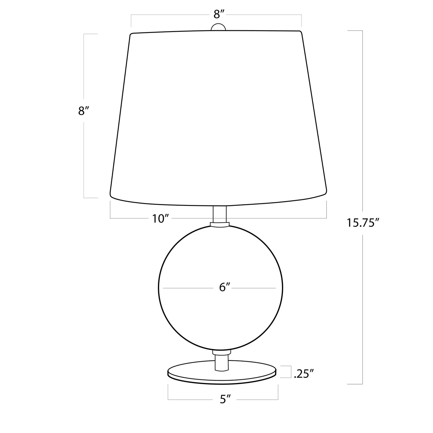 Grant Mini Lamp By Regina Andrew | Table Lamps | Modishstore - 2