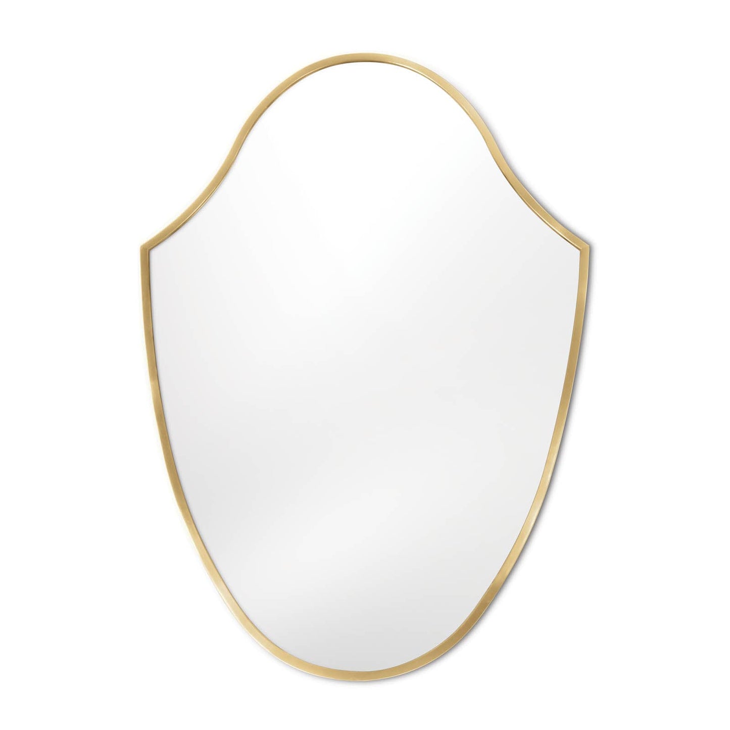 Crest Mirror Natural Brass By Regina Andrew | Mirrors | Modishstore