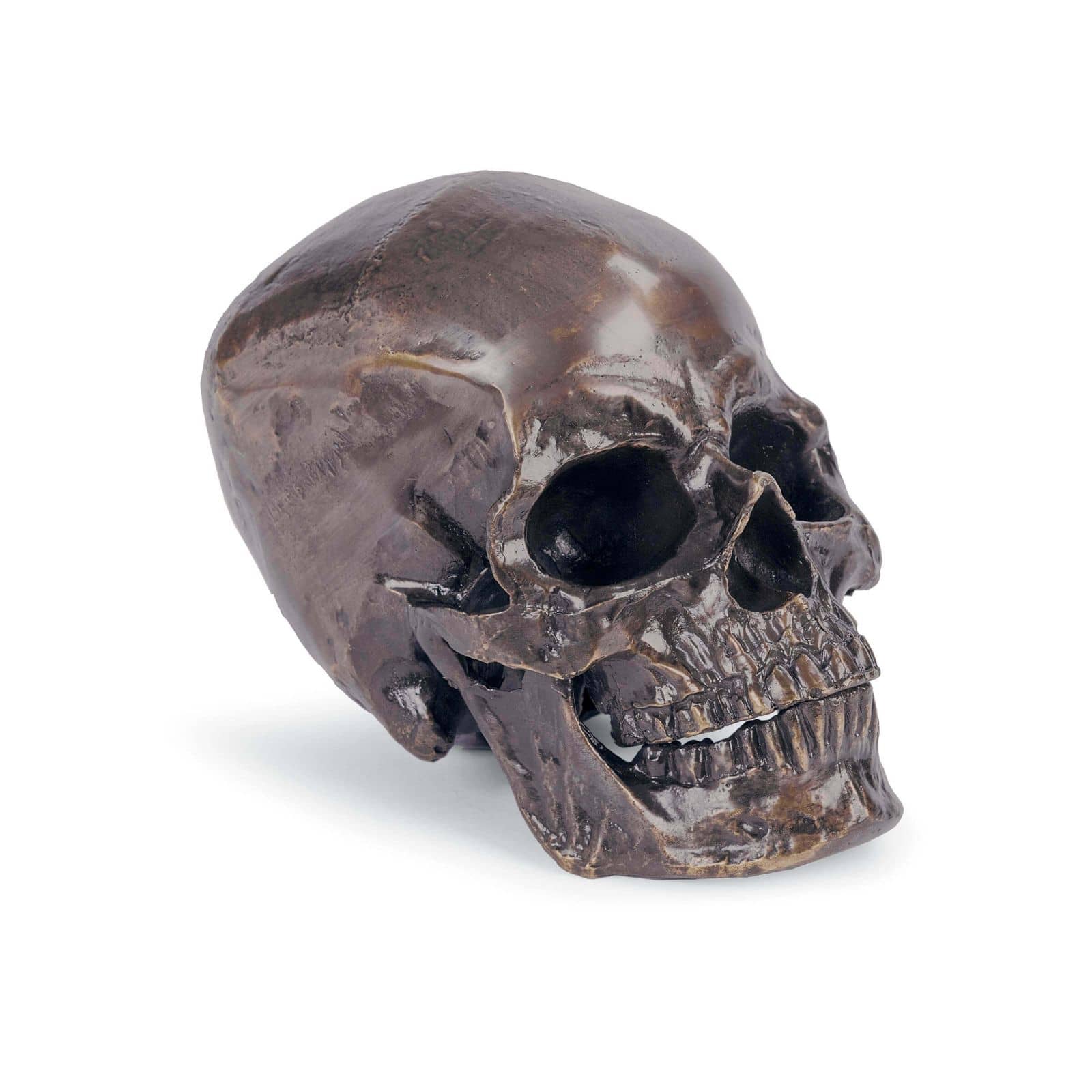 Metal Skull Antique Bronze By Regina Andrew | Sculptures | Modishstore