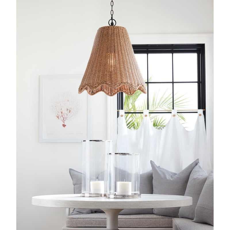 Summer Outdoor Pendant Large Weathered Natural By Regina Andrew | Pendant Lamps | Modishstore