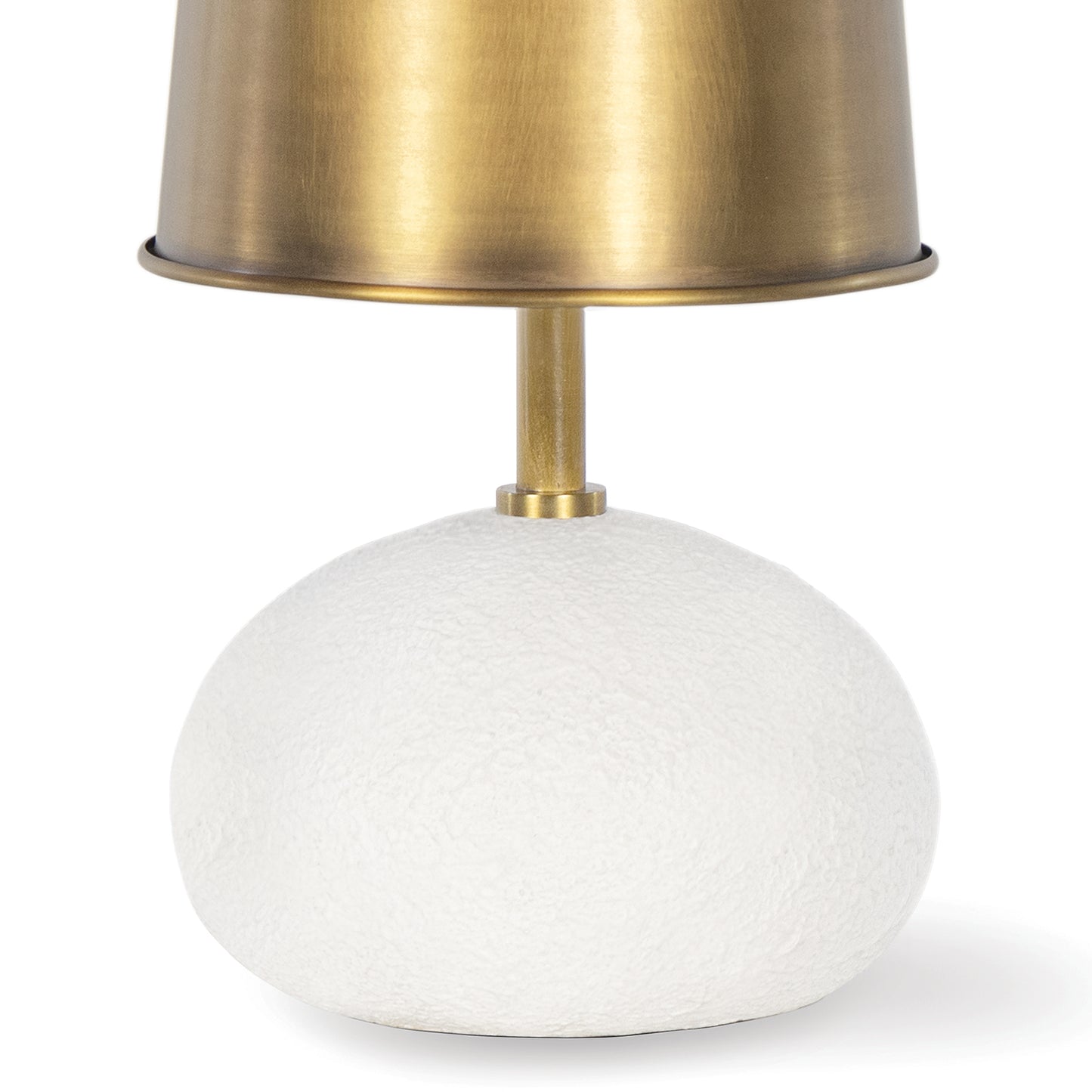 Hattie Concrete Mini Lamp Natural Brass By Regina Andrew | Table Lamps | Modishstore - 6
