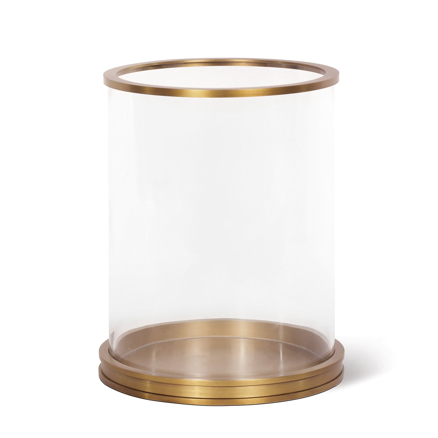 Adria Hurricane Medium Natural Brass By Regina Andrew | Candle Holders | Modishstore - 2