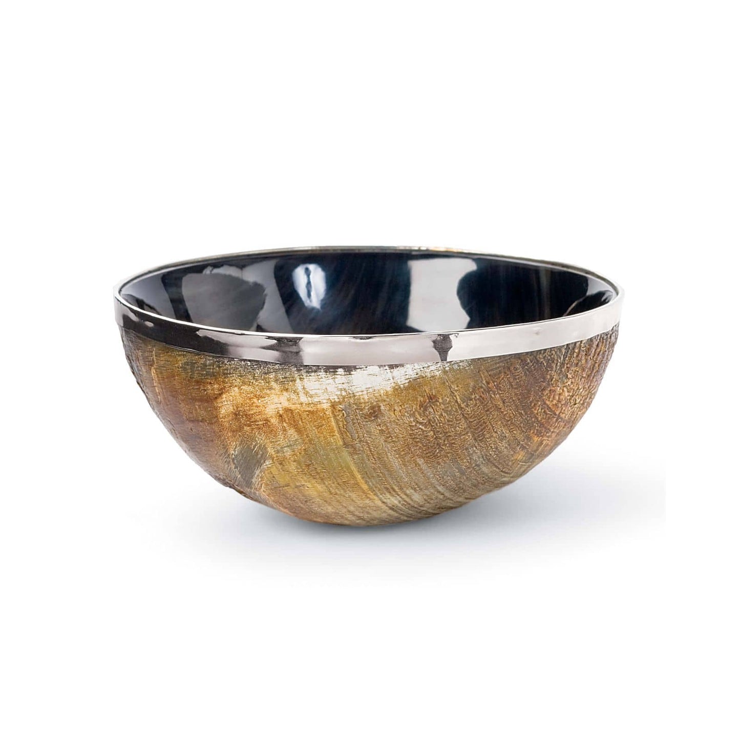 Polished Horn And Brass Bowl By Regina Andrew | Decorative Bowls | Modishstore