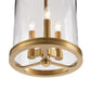 Adria Pendant Natural Brass By Regina Andrew | Pendant Lamps | Modishstore - 3
