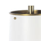 Hattie Concrete Mini Lamp White and Natural Brass By Regina Andrew | Table Lamps | Modishstore - 3