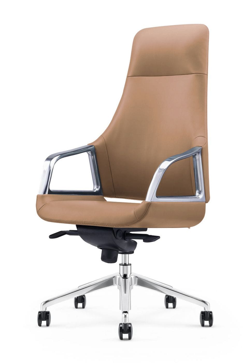 Modrest Merlo - Modern Brown High Back Executive Office Chair | Modishstore | Office Chairs