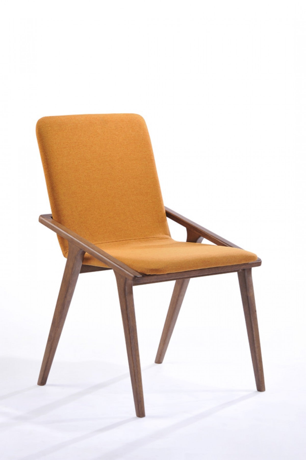 Vig Furniture Zeppelin - Modern Orange Dining Chair (Set of 2) | Modishstore | Dining Chairs-2