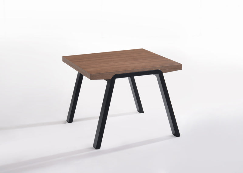 Vig Furniture Modrest Rhett Modern Walnut & Black End Table | Modishstore | End Tables