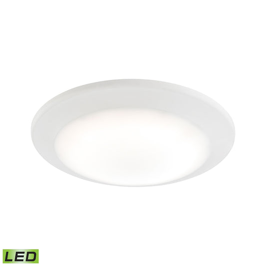 ELK Plandome 1-Light Recessed Light in Clean White with Glass Diffuser ELK Lighting MLE1201-5-30 | Lightbulbs | Modishstore
