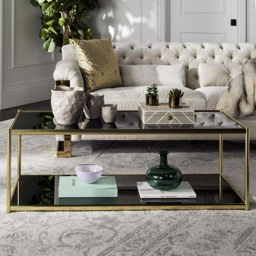 Safavieh Zola Glass Coffee Table | Coffee Tables | Modishstore - 2