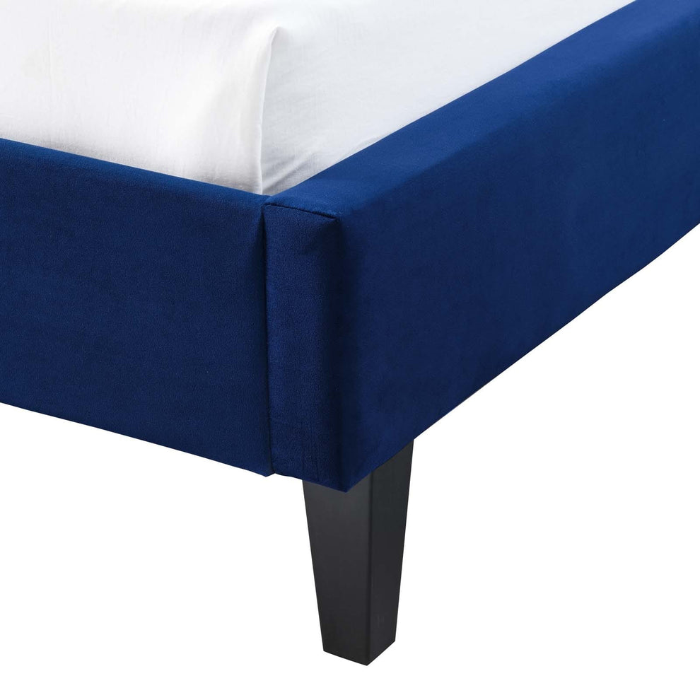 Modway Penelope Tufted Wingback Queen Performance Velvet Platform Bed - MOD-6180 | Beds | Modishstore - 9