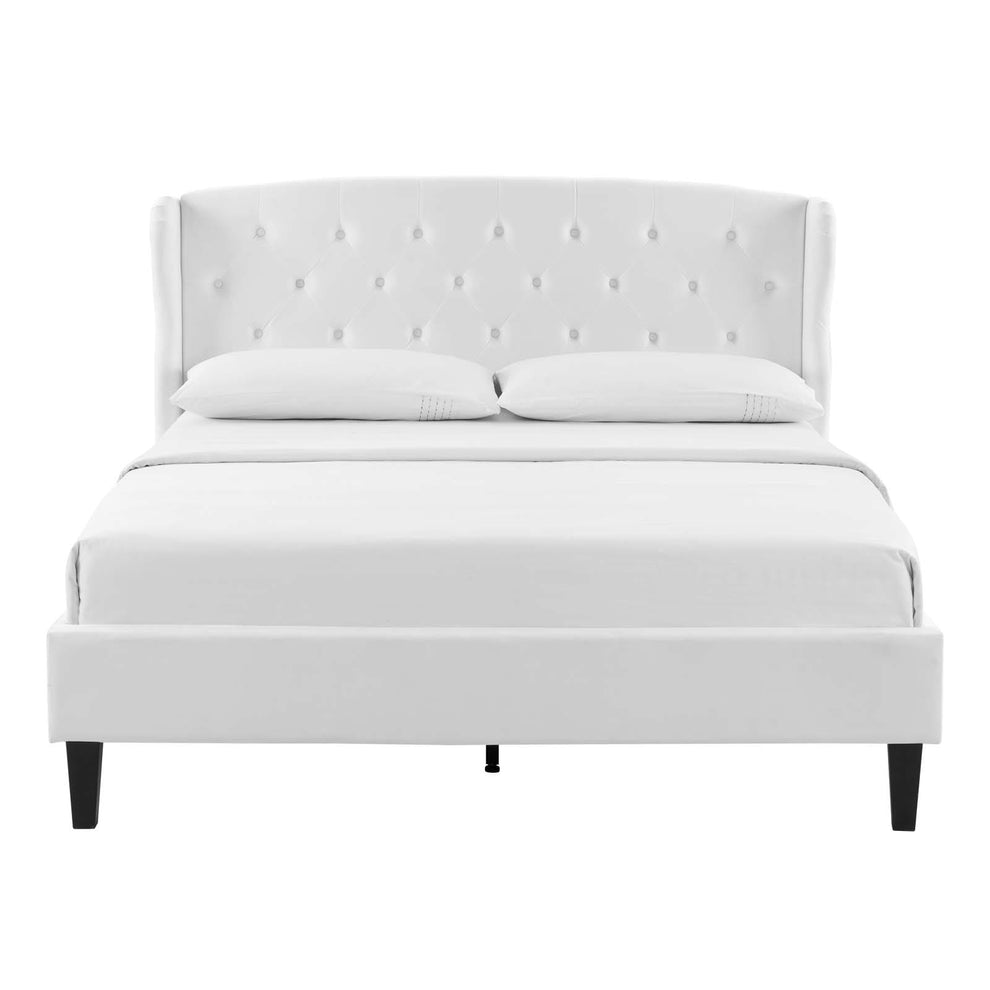 Modway Penelope Tufted Wingback Queen Performance Velvet Platform Bed - MOD-6180 | Beds | Modishstore - 13