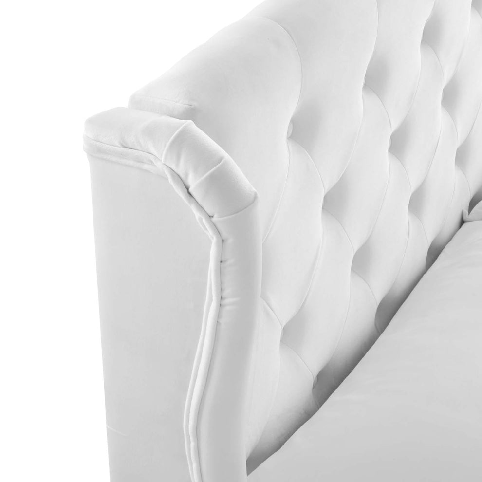 Modway Penelope Tufted Wingback Queen Performance Velvet Platform Bed - MOD-6180 | Beds | Modishstore - 14