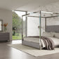 Modrest Arlene Modern Grey Elm & Stainless Steel Bedroom Set | Modishstore | Bedroom Sets