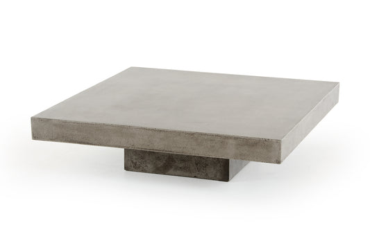 Modrest Morley Modern Concrete Coffee Table | Modishstore | Coffee Tables