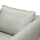 Divani Casa Tamworth Modern Grey Leather Swivel Chair-3