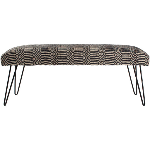 Surya Upholstered Bench - NAK-001 | Stools & Benches | Modishstore-2
