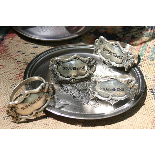 Vineyard Grade Napkin Rings in Antique Silver (Set of 4) ELK Lifestyle | Napkin Ring | Modishstore