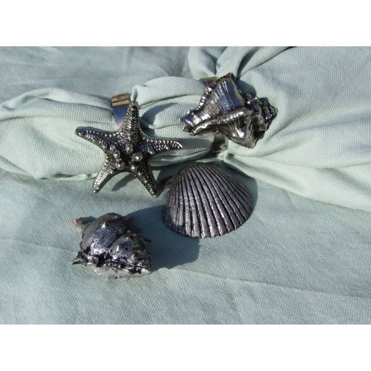 Seashell Napkin Rings (Set of 4) ELK Lifestyle | Napkin Ring | Modishstore