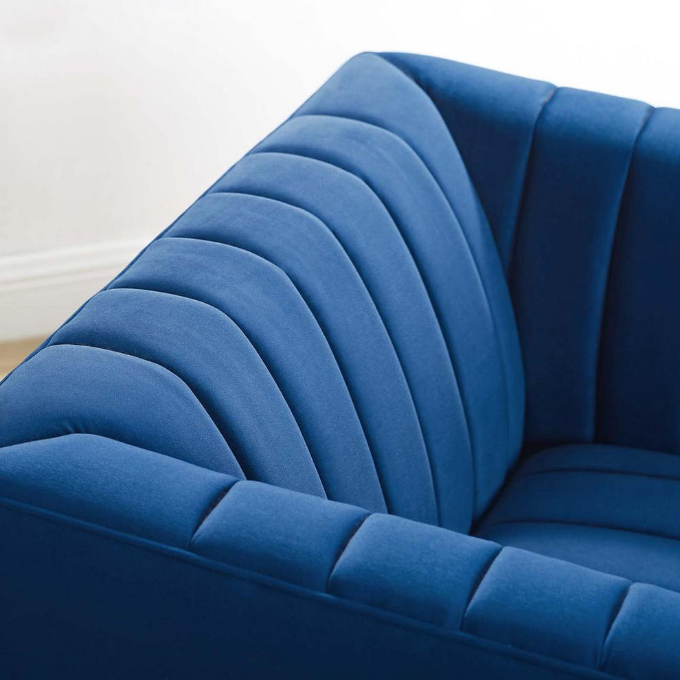 Modway Shift Channel Tufted Performance Velvet Armchair - EEI-4130 | Armchairs | Modishstore - 13