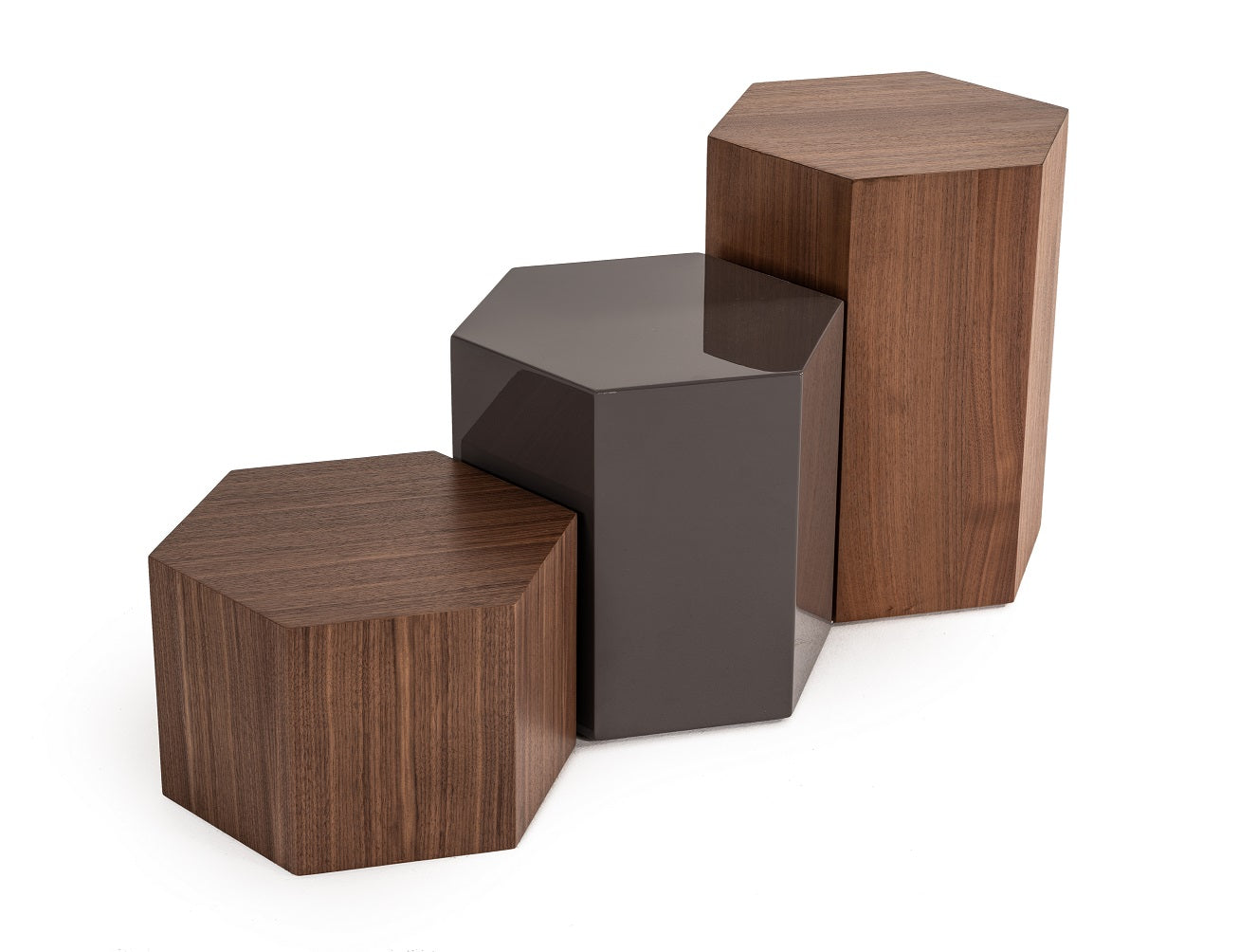 Modrest Newmont - Modern Small Walnut End Table | Modishstore | End Tables-4