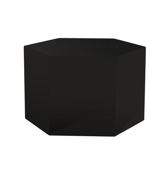 Modrest Newmont - Small Black High Gloss End Table | End Tables | Modishstore