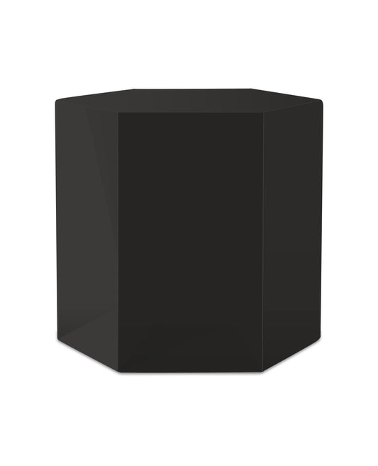 Modrest Newmont - Medium Black High Gloss End Table | End Tables | Modishstore
