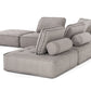 Divani Casa Nolden - Modern Grey Fabric Sectional Sofa | Modishstore | Sofas-4