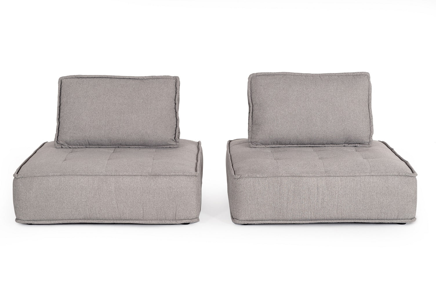 Divani Casa Nolden - Modern Grey Fabric Sectional Sofa | Modishstore | Sofas-2