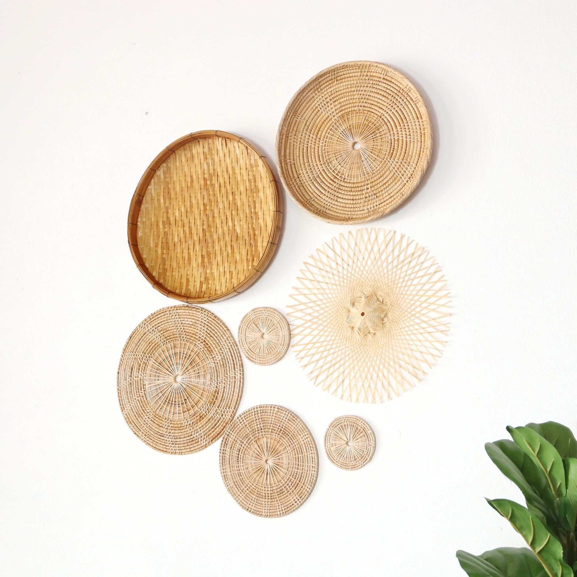 Nor Ra Mon - Wall Hanging Decor Set Of 7 By Thaihome | Wall Decor | Modishstore - 4