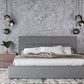 Nova Domus Juliana - Italian Modern Grey Upholstered Bed