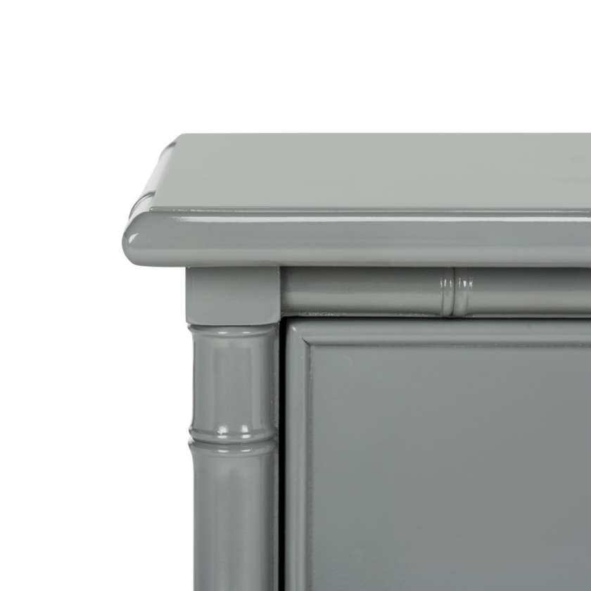 Safavieh Mina Modern Coastal 3 Drawer 25" H Bamboo Nightstand | Nightstands | Modishstore - 4