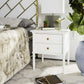 Safavieh Mina Modern Coastal 2 Drawer 25" H Bamboo Nightstand | Nightstands | Modishstore - 3