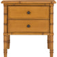 Safavieh Mina Coastal 2 Drawer 25"H Bamboo Nightstand | Nightstands | Modishstore - 1