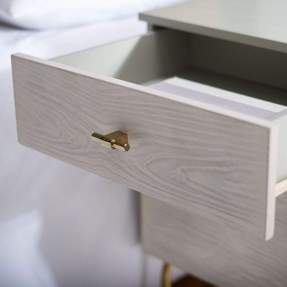 Safavieh Genevieve 2 Drawer Nightstand | Nightstands | Modishstore - 11