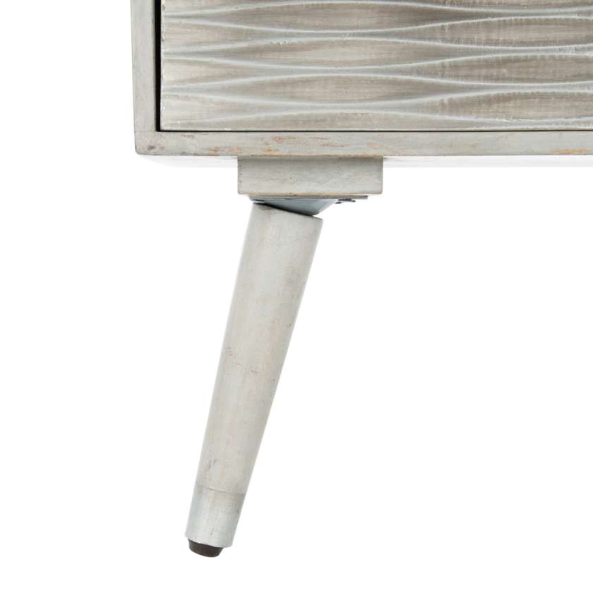 Safavieh Brandy 1 Drawer Textured Nightstand | Nightstands | Modishstore - 3