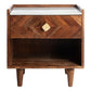 Safavieh Tahseen Parquet Nightstand | Nightstands | Modishstore - 1