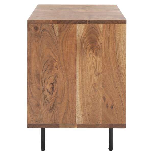 Safavieh Ballard 1 Drawer 1 Door Nightstand - Natural | Nightstands | Modishstore - 2