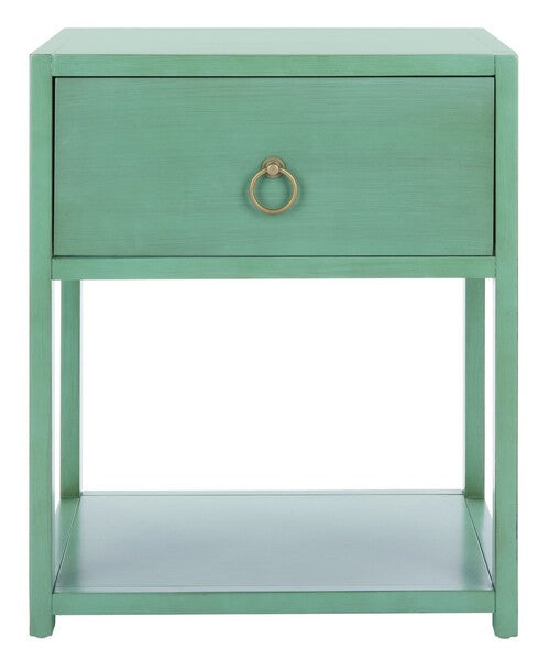 Safavieh Yudi 1 Drawer 1 Shelf Nightstand | Nightstands | Modishstore - 1