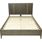 Modrest Oakley - Mid-Century Queen Size Dark Brown Bed | Beds | Modishstore - 4