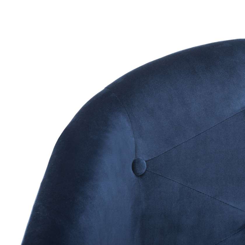 Safavieh Amy Tufted Velvet Chrome Leg Swivel Office Chair | Office Chairs | Modishstore - 3