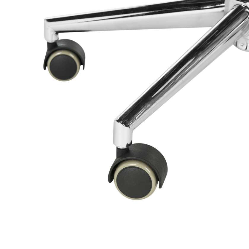 Safavieh Adrienne Velvet Chrome Leg Swivel Office Chair | Office Chairs | Modishstore - 4