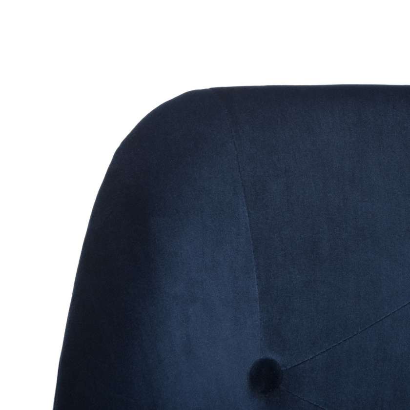 Safavieh Evelynn Tufted Velvet Chrome Leg Swivel Office Chair | Office Chairs | Modishstore - 3